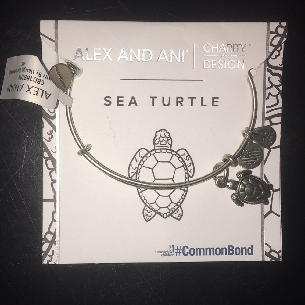 Alex and Ani Sea Turtle Charm Bracelet